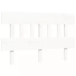 fehér tömör fa ágy időseknek fejtámlával 140x200 cm