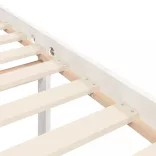 fehér tömör fa ágy időseknek fejtámlával 160x200 cm