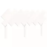 fehér tömör fa ágy időseknek fejtámlával 140x190 cm