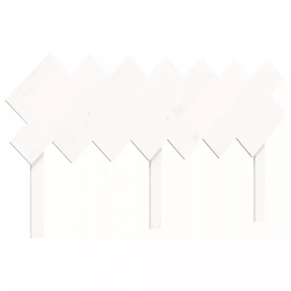 fehér tömör fa ágy időseknek fejtámlával 140x190 cm