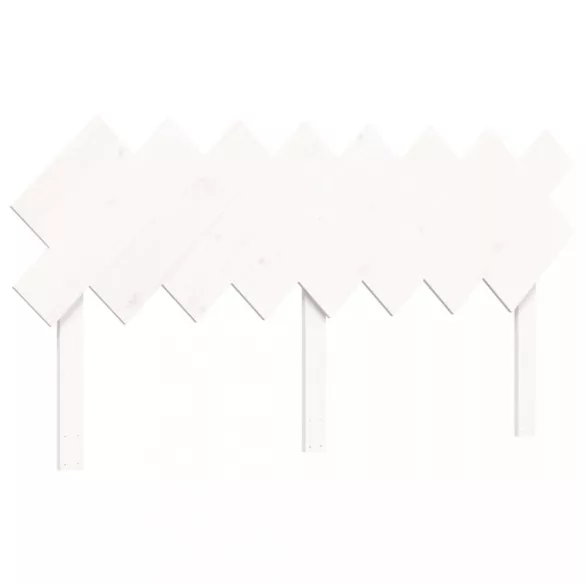 fehér tömör fa ágy időseknek fejtámlával 160x200 cm