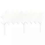 fehér tömör fa ágy időseknek fejtámlával Super King Size