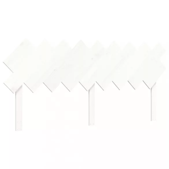 fehér tömör fa ágy időseknek fejtámlával Super King Size