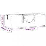 2 db fekete polietilén karácsonyfa-tároló táska