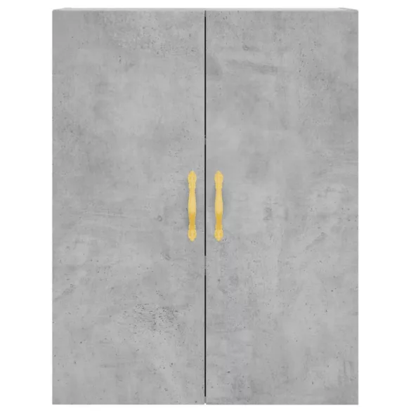 2 db betonszürke faliszekrény 69,5 x 34 x 90 cm