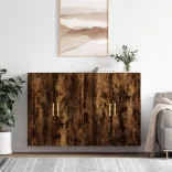 2 db füstös tölgy színű faliszekrény 69,5 x 34 x 90 cm