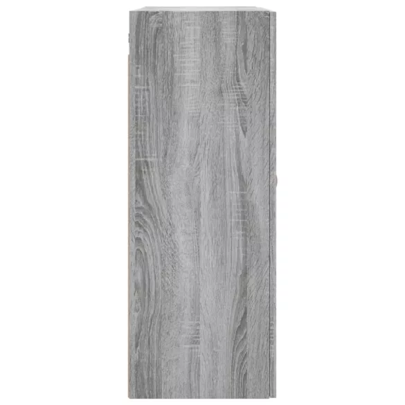 2 db szürke sonoma színű fali szekrény 69,5 x 34 x 90 cm