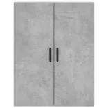 2 db betonszürke faliszekrény 69,5x34x90 cm