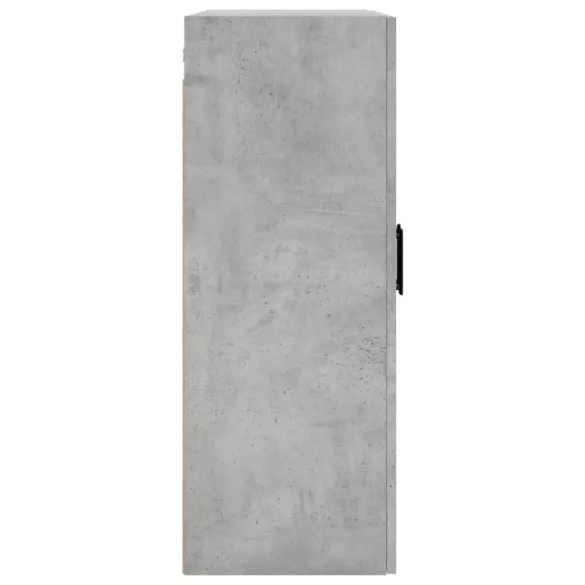 2 db betonszürke faliszekrény 69,5x34x90 cm