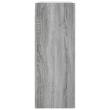 2 db szürke sonoma színű fali szekrény 69,5 x 34 x 90 cm