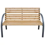tömör fenyőfa kerti pad 112 cm