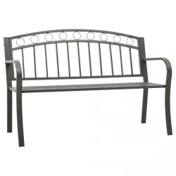 szürke kerti pad 120 cm