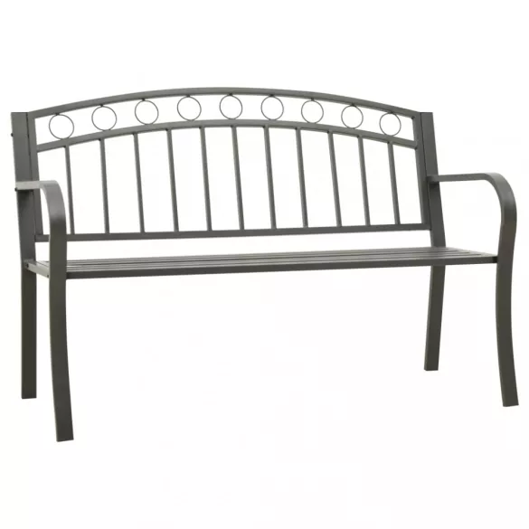 szürke kerti pad 120 cm