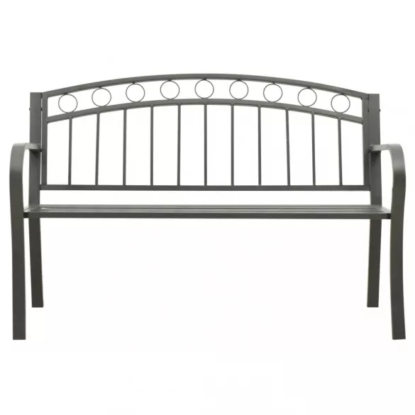 szürke kerti pad 120 cm