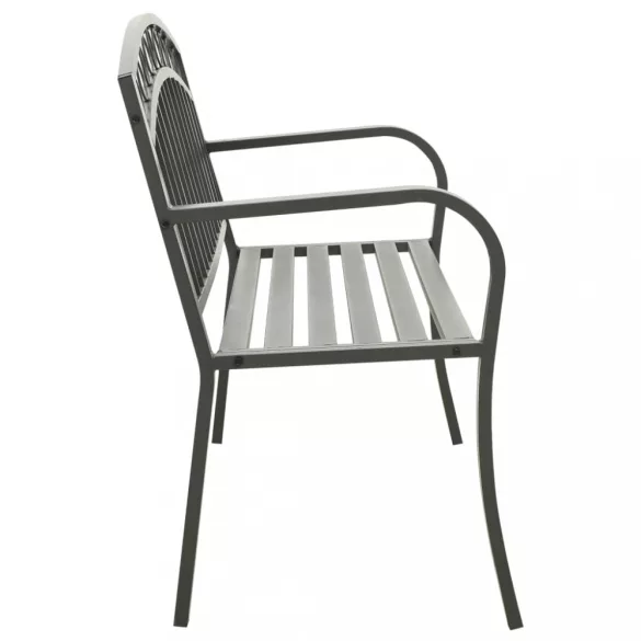 szürke kerti pad 120 cm