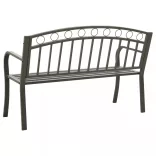 szürke kerti pad 120 cm