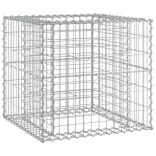 tömör fenyőfa kerti pad gabion kosárral