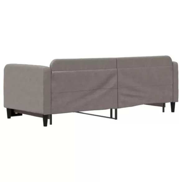 tópszínű kihúzható szövet heverő 80 x 200 cm