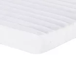 fekete kihúzható szövet heverő matracokkal 80 x 200 cm