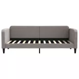 tópszínű kihúzható bársonyheverő fiókokkal 80 x 200 cm