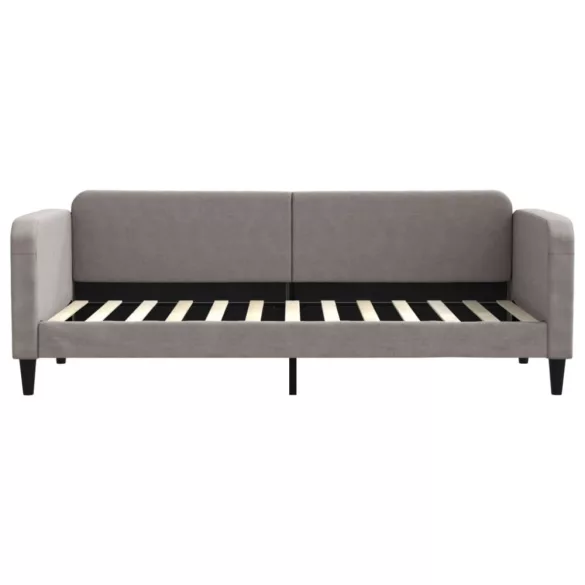 tópszínű kihúzható bársonyheverő fiókokkal 80 x 200 cm
