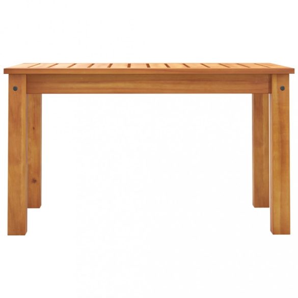 4 részes polyrattan és tömör fa kerti ülőgarnitúra párnákkal