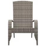 szürke polyrattan Adirondack kerti szék