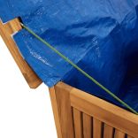 tömör akácfa kerti tárolóláda 75x75x58 cm