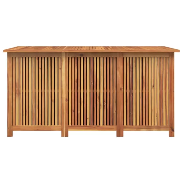 tömör akácfa kerti tárolóláda 150x80x75 cm