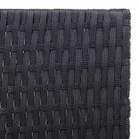 polyrattan és tömör akácfa napágy párnával