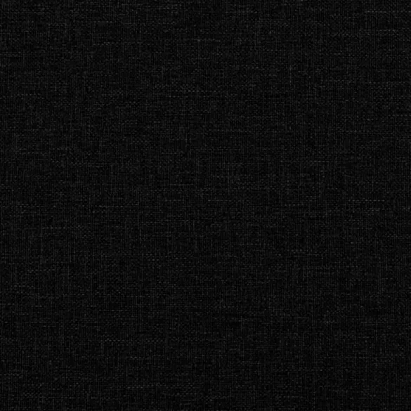 fekete kihúzható szövet heverő 90 x 190 cm