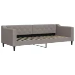tópszínű kihúzható bársonyheverő fiókokkal 80 x 200 cm