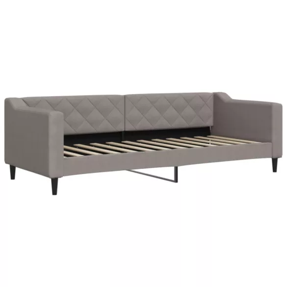 tópszínű kihúzható bársonyheverő fiókokkal 80 x 200 cm