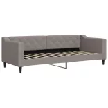 tópszínű kihúzható bársonyheverő fiókokkal 80 x 200 cm