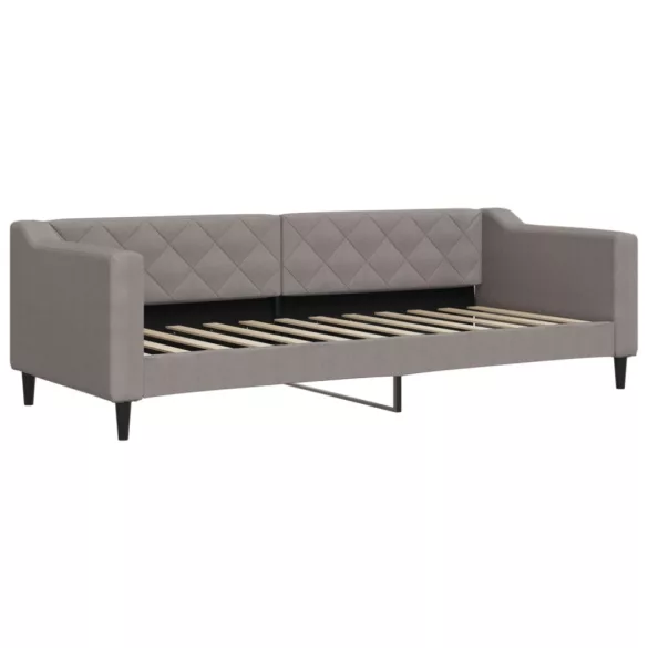 tópszínű kihúzható bársonyheverő fiókokkal 80 x 200 cm
