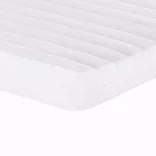 fekete kihúzható szövet heverő matracokkal 90 x 200 cm
