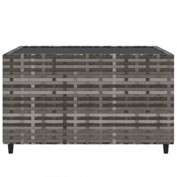 4 részes szürke polyrattan kerti ülőgarnitúra párnákkal