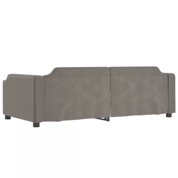 tópszínű kihúzható bársonyheverő fiókokkal 80 x 200 cm
