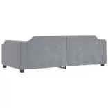 világosszürke kihúzható szövet heverő fiókkal 90 x 190 cm