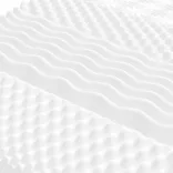 világosszürke kihúzható szövet heverő fiókokkal 90 x 200 cm