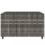 4 részes szürke polyrattan kerti ülőgarnitúra párnákkal