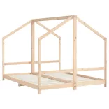 tömör fenyőfa gyerekágykeret 2 x (80 x 200) cm