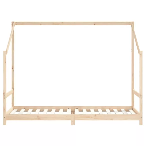 tömör fenyőfa gyerekágykeret 2 x (80 x 200) cm