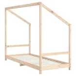 tömör fenyőfa gyerekágykeret 2 x (80 x 200) cm