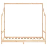 tömör fenyőfa gyerekágykeret 2 x (80 x 160) cm