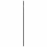 fekete ívelt vas fali tükör 60 x 110 cm