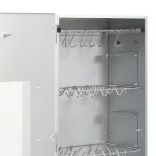 horganyzott acél BBQ füstölőkemence hidegfüst-generátorral