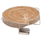 horganyzott acél BBQ füstölőkemence hidegfüst-generátorral