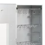 horganyzott acél BBQ füstölőkemence hidegfüst-generátorral