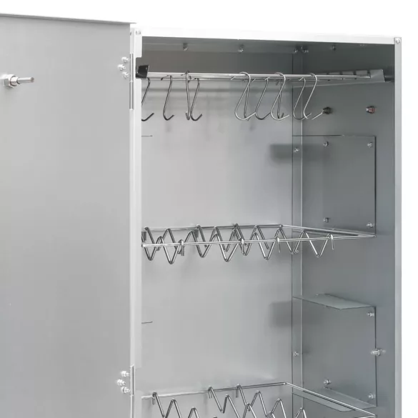 horganyzott acél BBQ füstölőkemence hidegfüst-generátorral